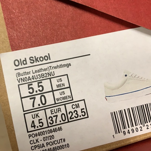 VANS OLD SKOOL BUTTER LEATHER True White/WMNS - Picture 16 of 16